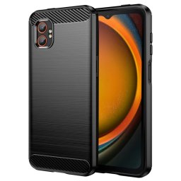 Husa de protectie Techsuit Carbon Silicone compatibil cu Samsung Galaxy Xcover7 Pro, Negru