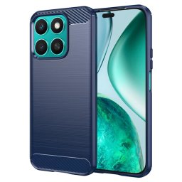 Husa de protectie Techsuit Carbon Silicone compatibil cu Honor X8c, Albastru