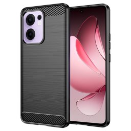 Husa de protectie Techsuit Carbon Silicone compatibil cu Oppo Reno13 F 4G / Reno13 F 5G / Reno13 FS 5G, Negru