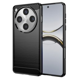 Husa de protectie Techsuit Carbon Silicone compatibil cu Oppo Find X8 Pro, Negru