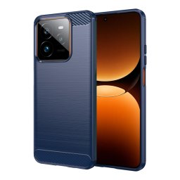 Husa de protectie Techsuit Carbon Silicone compatibil cu Realme GT 7 Pro, Albastru