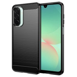 Husa de protectie Techsuit Carbon Silicone compatibil cu Samsung Galaxy A26 5G, Negru