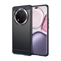 Husa de protectie Techsuit Carbon Silicone compatibil cu Honor Magic7 Lite / X9c, Negru
