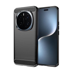 Husa de protectie Techsuit Carbon Silicone compatibil cu Honor Magic7 Pro, Negru