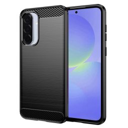 Husa de protectie Techsuit Carbon Silicone compatibil cu Samsung Galaxy A36 5G / A56 5G, Negru