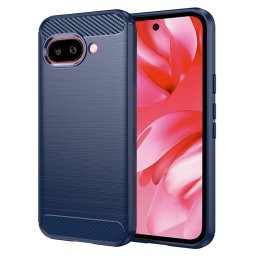 Husa de protectie Techsuit Carbon Silicone compatibil cu Google Pixel 9a, Albastru