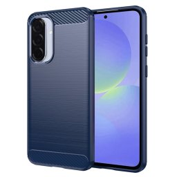 Husa de protectie Techsuit Carbon Silicone compatibil cu Samsung Galaxy A36 5G / A56 5G, Albastru