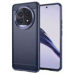 Husa de protectie Techsuit Carbon Silicone compatibil cu Realme 13 Pro / 13 Pro+, Albastru