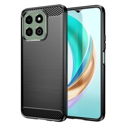 Husa de protectie Techsuit Carbon Silicone compatibil cu Honor X6b, Negru