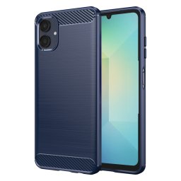 Husa de protectie Techsuit Carbon Silicone compatibil cu Samsung Galaxy A06 4G, Albastru