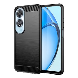 Husa de protectie Techsuit Carbon Silicone compatibil cu Oppo A60 4G, Negru