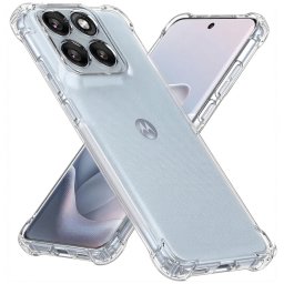 Husa de protectie Techsuit Shockproof Clear Silicone compatibil cu Motorola Edge 70 Fusion, Transparent