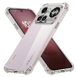Husa de protectie Techsuit Shockproof Clear Silicone compatibil cu Nothing Phone (4a) Pro, Transparent