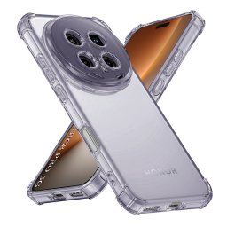 Husa de protectie Techsuit Shockproof Clear Silicone compatibil cu Honor Magic8 Pro, Negru Fumuriu