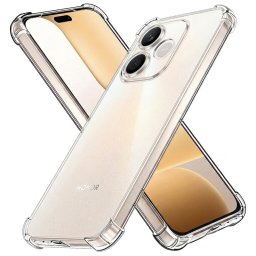 Husa de protectie Techsuit Shockproof Clear Silicone compatibil cu Honor 600 Lite, Transparent