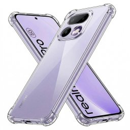 Husa de protectie Techsuit Shockproof Clear Silicone compatibil cu Realme 16 Pro, Transparent