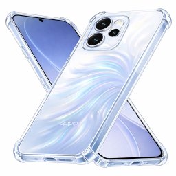 Husa de protectie Techsuit Shockproof Clear Silicone compatibil cu Oppo Reno15 Pro, Transparent