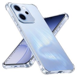 Husa de protectie Techsuit Shockproof Clear Silicone compatibil cu Oppo Reno15 F / Reno15 FS 5G, Transparent