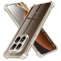 Husa de protectie Techsuit Shockproof Clear Silicone compatibil cu Xiaomi Redmi Note 15 Pro+ 5G / Poco M8 Pro 5G, Transparent