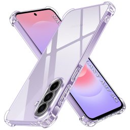 Husa de protectie Techsuit Shockproof Clear Silicone compatibil cu Samsung Galaxy A37 5G / A36 5G, Transparent