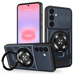 Husa de protectie Techsuit RuggedCam compatibil cu Samsung Galaxy A37 5G / A36 5G / A56 5G, Albastru