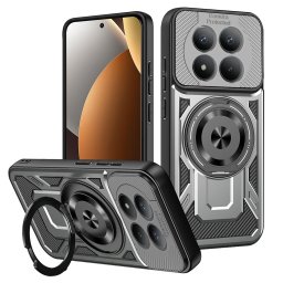 Husa de protectie Techsuit RuggedCam compatibil cu Xiaomi Redmi Note 15 Pro+ 5G / Poco M8 Pro 5G, Gri