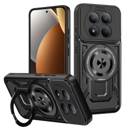 Husa de protectie Techsuit RuggedCam compatibil cu Xiaomi Redmi Note 15 Pro+ 5G / Poco M8 Pro 5G, Negru