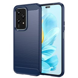 Husa de protectie Techsuit Carbon Silicone compatibil cu Honor 200 Lite, Albastru