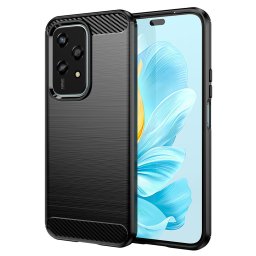Husa de protectie Techsuit Carbon Silicone compatibil cu Honor 200 Lite, Negru