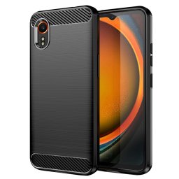 Husa de protectie Techsuit Carbon Silicone compatibil cu Samsung Galaxy Xcover7, Negru