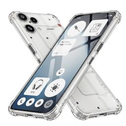 Husa de protectie Techsuit Shockproof Clear Silicone compatibil cu Nothing Phone (3a) Lite, Transparent