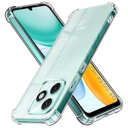 Husa de protectie Techsuit Shockproof Clear Silicone compatibil cu Honor X5c Plus, Transparent