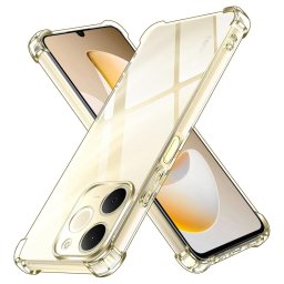 Husa de protectie Techsuit Shockproof Clear Silicone compatibil cu Realme Note 70T, Transparent