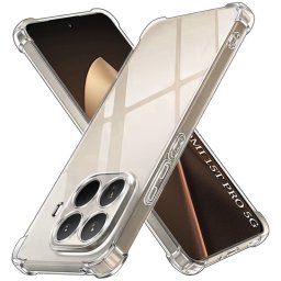 Husa de protectie Techsuit Shockproof Clear Silicone compatibil cu Xiaomi 15T Pro, Transparent