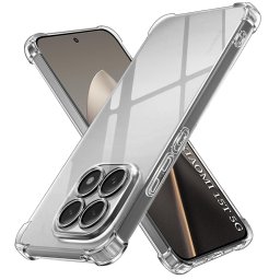 Husa de protectie Techsuit Shockproof Clear Silicone compatibil cu Xiaomi 15T, Transparent
