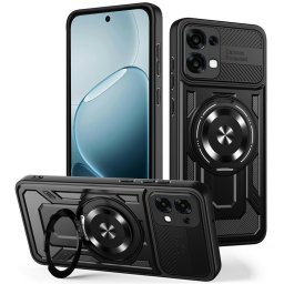 Husa de protectie Techsuit RuggedCam compatibil cu Oppo A6 Pro 4G / A6 Pro 5G, Negru