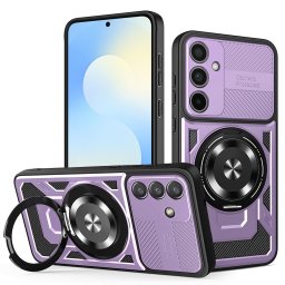 Husa de protectie Techsuit RuggedCam compatibil cu Samsung Galaxy S25 FE, Mov