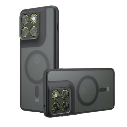 Husa de protectie Techsuit PureFrost MagSafe compatibil cu Motorola Edge 70, Negru Mat