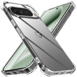 Husa de protectie Techsuit Shockproof Clear Silicone compatibil cu Google Pixel 10 Pro XL, Transparent