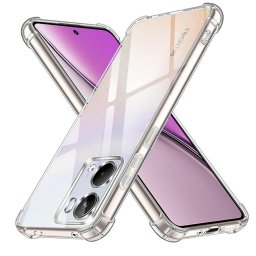 Husa de protectie Techsuit Shockproof Clear Silicone compatibil cu Realme P3 5G, Transparent