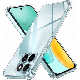 Husa de protectie Techsuit Shockproof Clear Silicone compatibil cu Honor X6c, Transparent