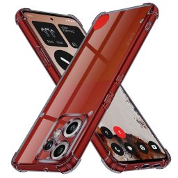 Husa de protectie Techsuit Shockproof Clear Silicone compatibil cu Nothing CMF Phone 2 Pro, Negru Fumuriu