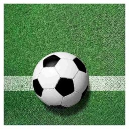 Șervețele cu model de minge de fotbal - set de 20 bucăți