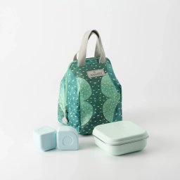 Set geanta termoizolanta Mealtote cu Grow Bento 4 piese Prickly Pear