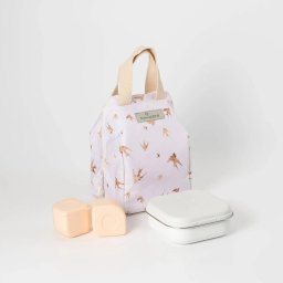 Set geanta termoizolanta Mealtote cu Grow Bento 4 piese Golden Swallow