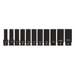 Set chei tubulare adanci de impact 11 bucati