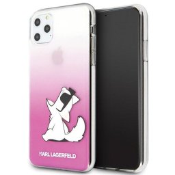 Husa Karl Lagerfeld Husa Fun Glasses Choupette pentru iPhone 11 Pro Max ofera protectie telefonului intr-o prezentare fashion. Are spatele dur si marginile flexibile.Caracteristici:- materiale: PC + TPU Silicon- margini flexibile si spate dur- montare/dem
