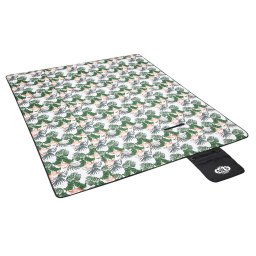 NILS CAMP picnic blanket NC8008 leaves 220 x 200 cm