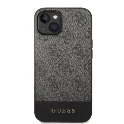 Husa Guess Husa 4G Stripe Metal Logo iPhone 14 Plus Grey