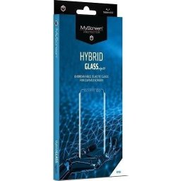 Folie de protecție Galaxy Note 10 sticlă hibridă MyScreen HybridGLASS Edge 3D, 6H, Ramă neagră Samsung STICLĂ